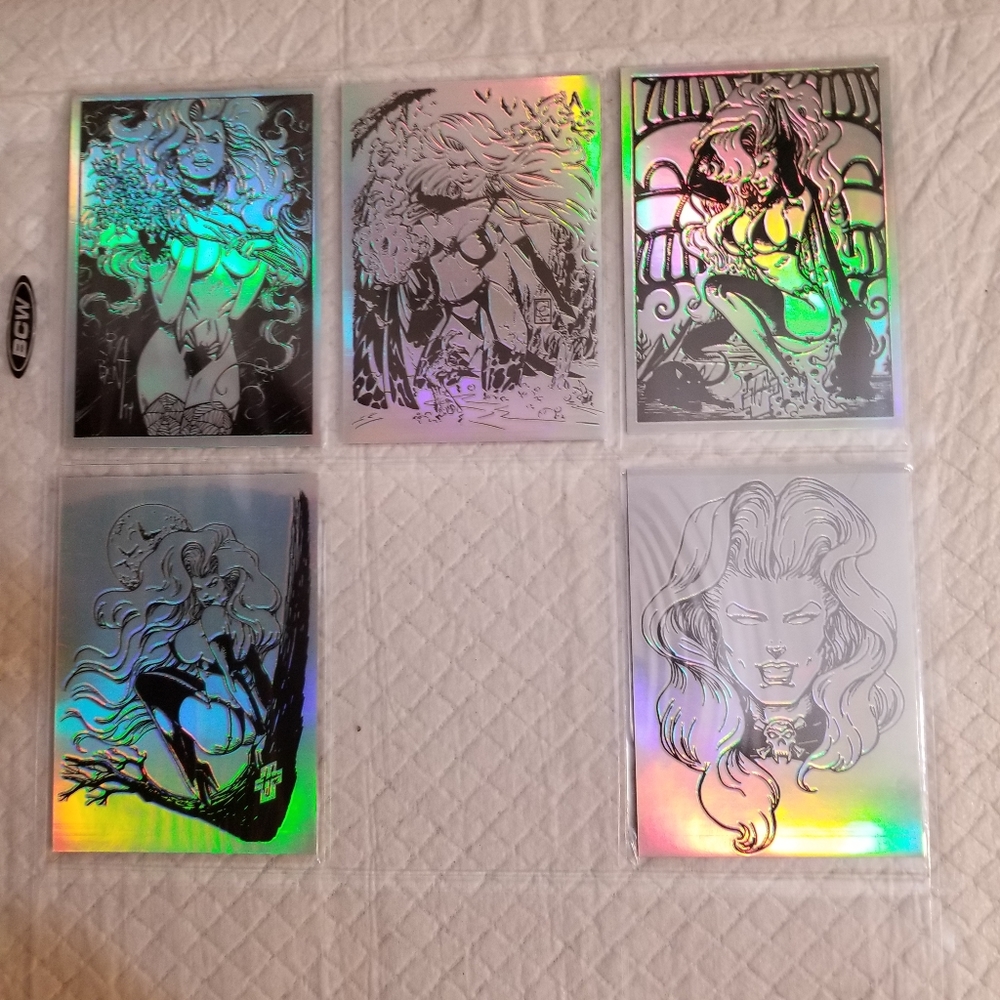 Rare Lady Death Series I Necro Card Set
